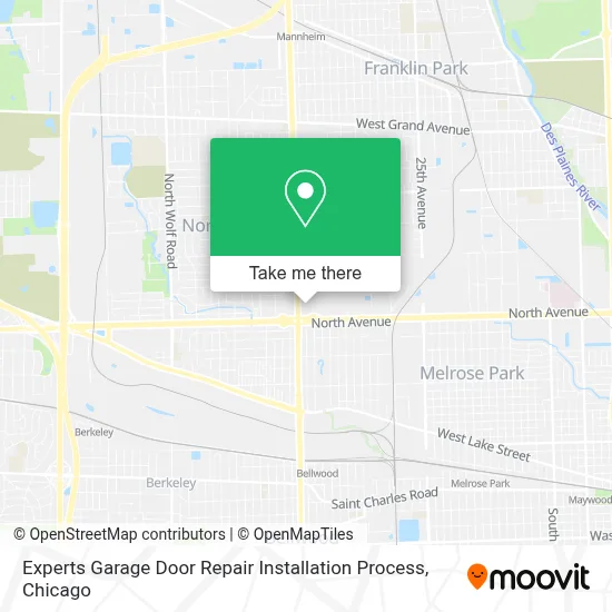 Experts Garage Door Repair Installation Process map