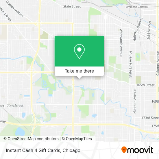 Instant Cash 4 Gift Cards map