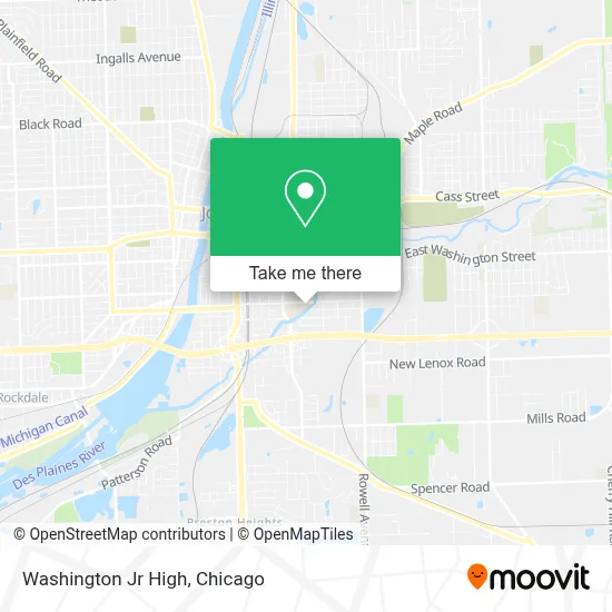 Washington Jr High map