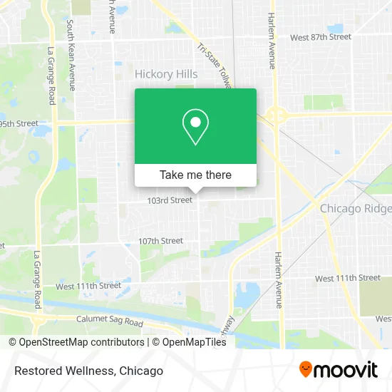 Restored Wellness map
