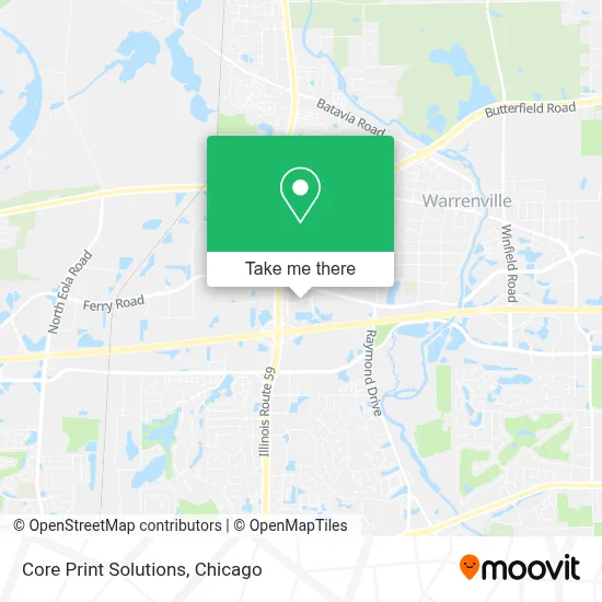 Core Print Solutions map
