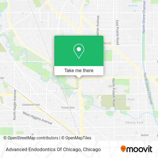 Advanced Endodontics Of Chicago map