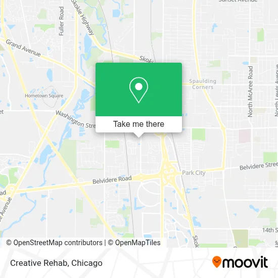 Creative Rehab map