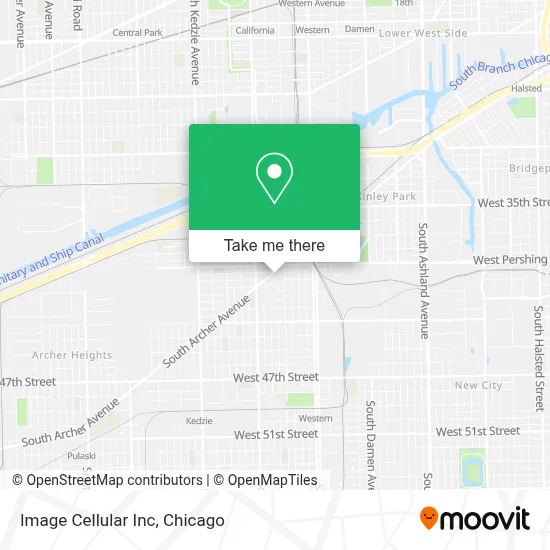Image Cellular Inc map