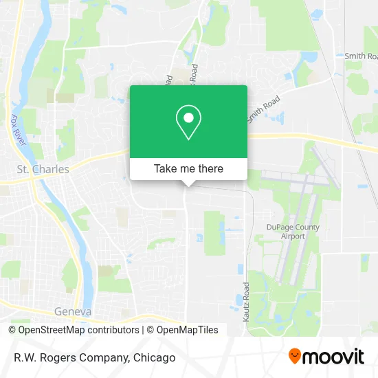 R.W. Rogers Company map