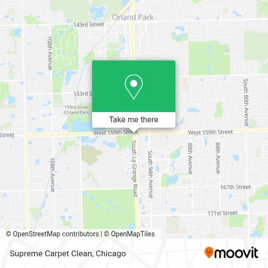 Supreme Carpet Clean map