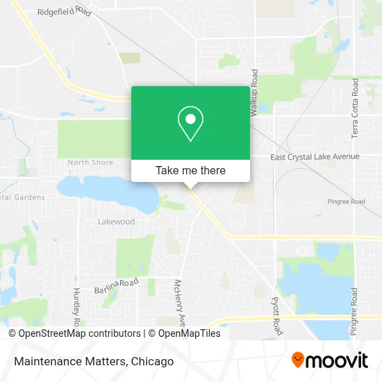 Maintenance Matters map