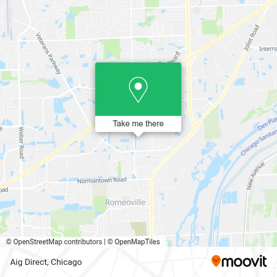 Aig Direct map