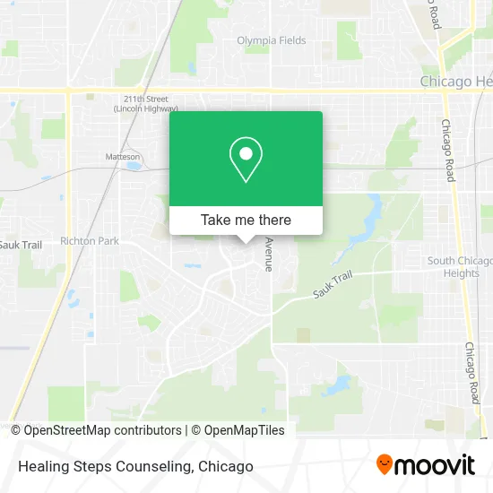 Healing Steps Counseling map