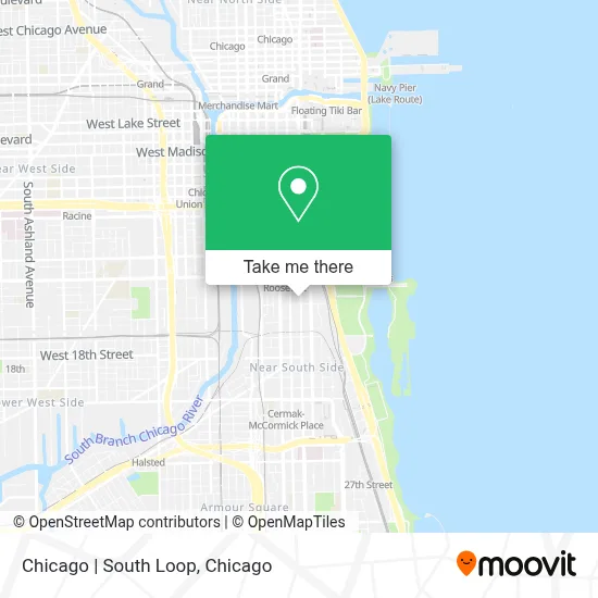 Chicago | South Loop map