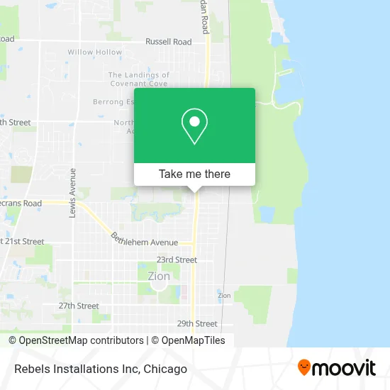 Rebels Installations Inc map