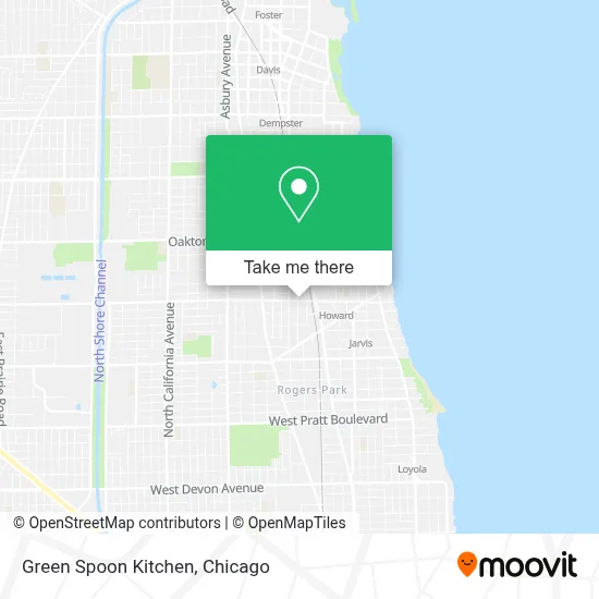 Green Spoon Kitchen map