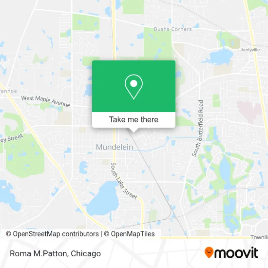 Roma M.Patton map