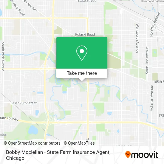 Bobby Mcclellan - State Farm Insurance Agent map