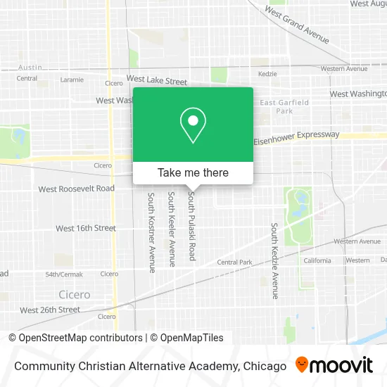 Community Christian Alternative Academy map