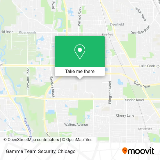 Gamma Team Security map