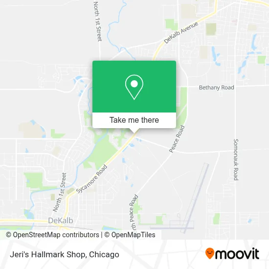Jeri's Hallmark Shop map