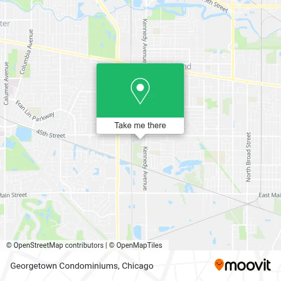 Georgetown Condominiums map