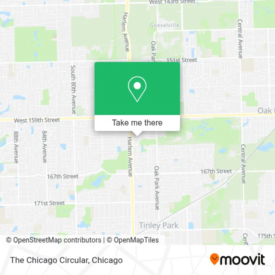 The Chicago Circular map