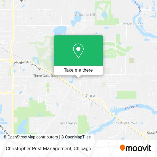 Christopher Pest Management map