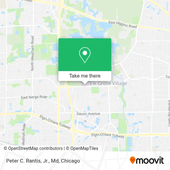 Peter C. Rantis, Jr., Md map