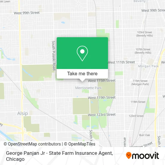 George Panjan Jr - State Farm Insurance Agent map