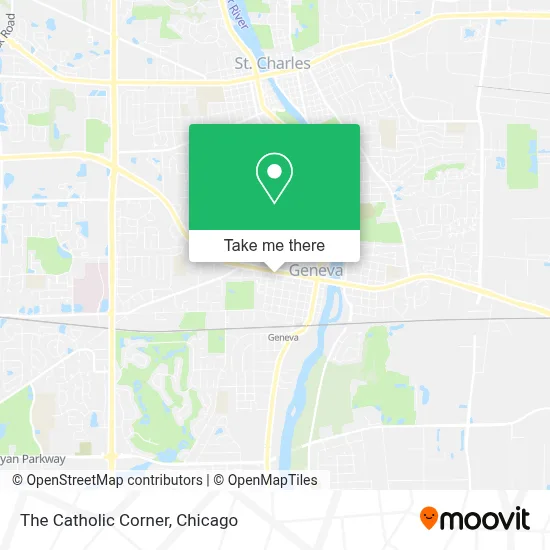 The Catholic Corner map