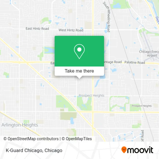 K-Guard Chicago map