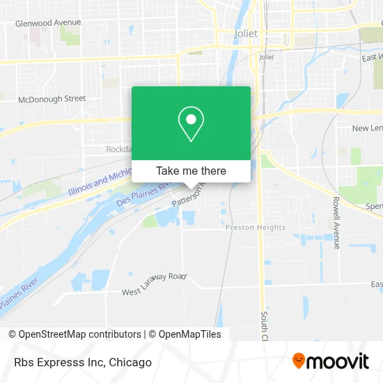 Rbs Expresss Inc map
