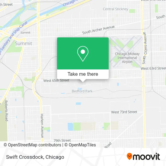 Swift Crossdock map