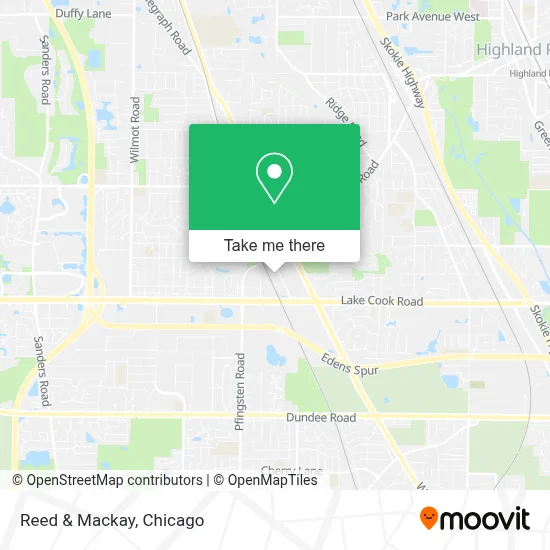 Reed & Mackay map
