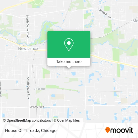 House Of Threadz map