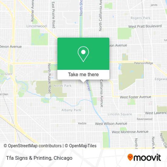 Tfa Signs & Printing map