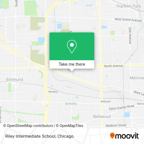 Riley Intermediate School map