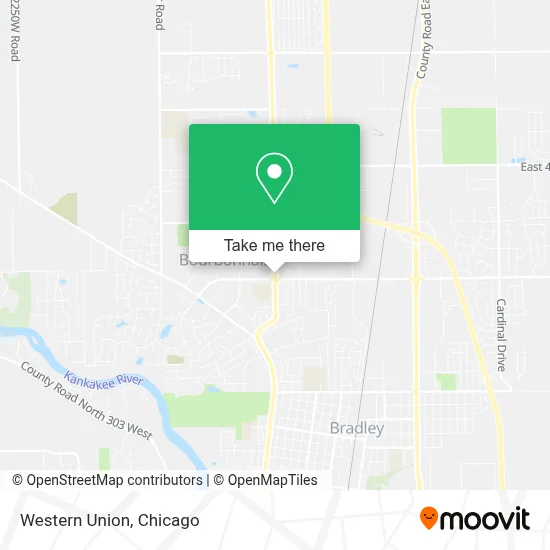 Western Union map