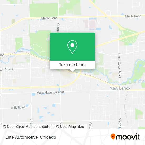 Elite Automotive map