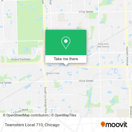 Teamsters Local 710 map