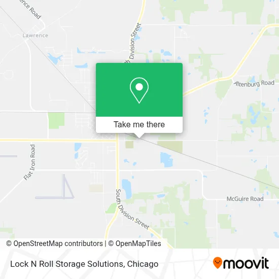 Lock N Roll Storage Solutions map