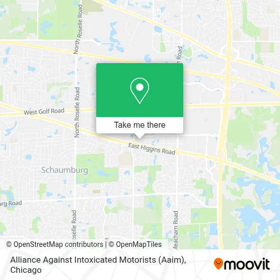 Alliance Against Intoxicated Motorists (Aaim) map