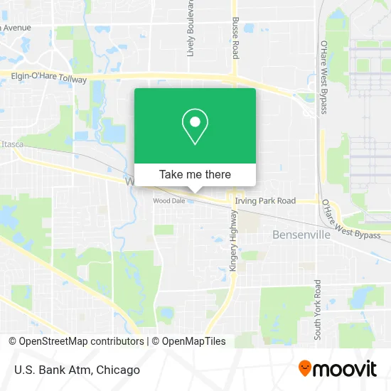 U.S. Bank Atm map