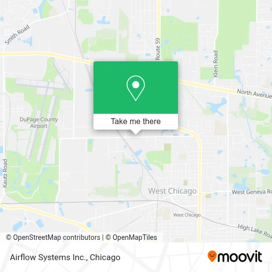 Airflow Systems Inc. map