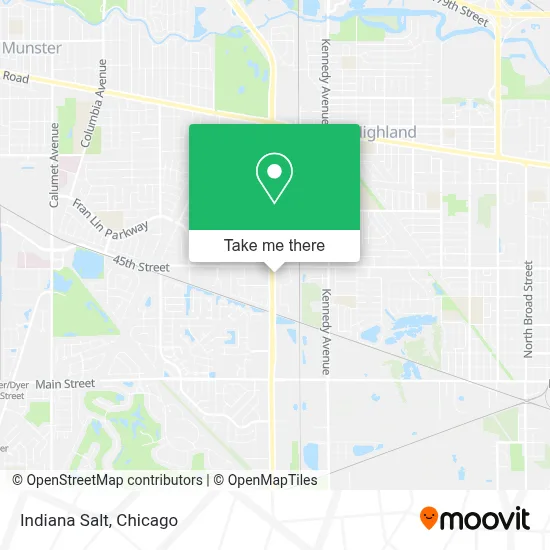 Indiana Salt map