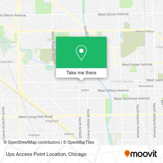Ups Access Point Location map