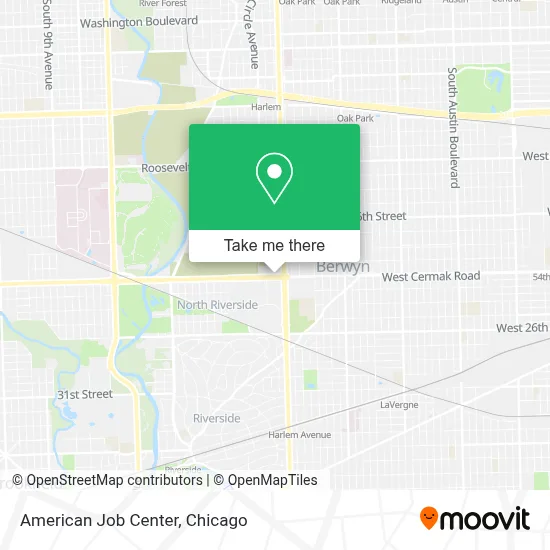 American Job Center map