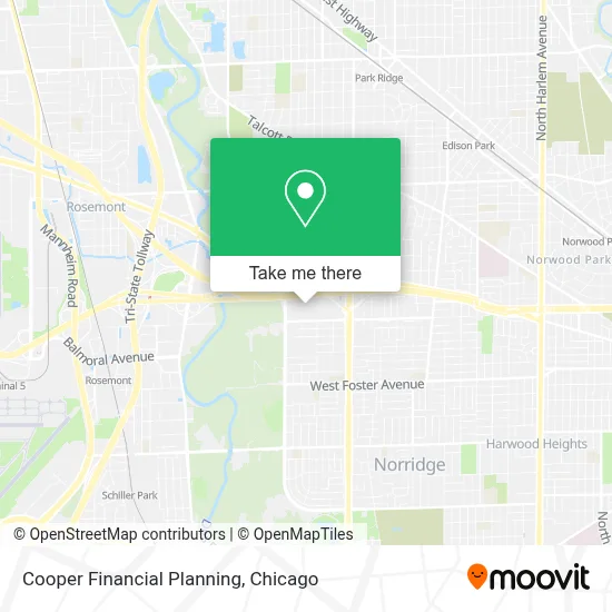 Cooper Financial Planning map