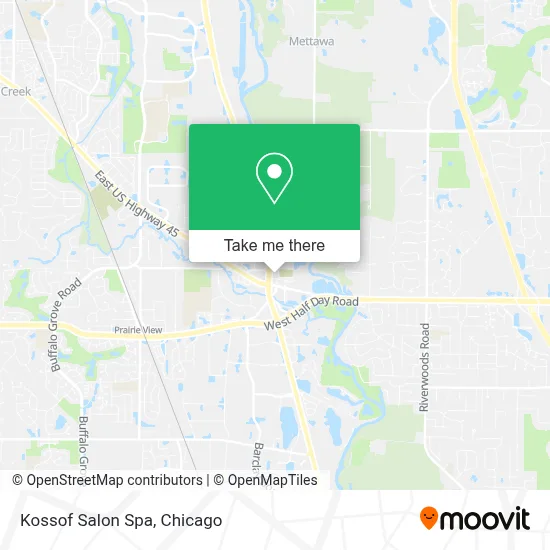 Kossof Salon Spa map