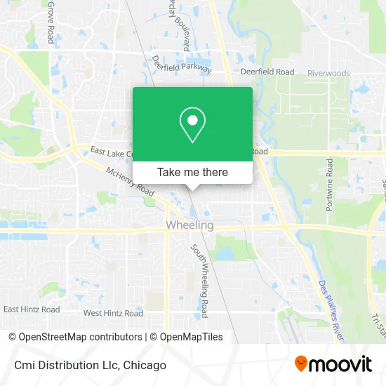 Cmi Distribution Llc map