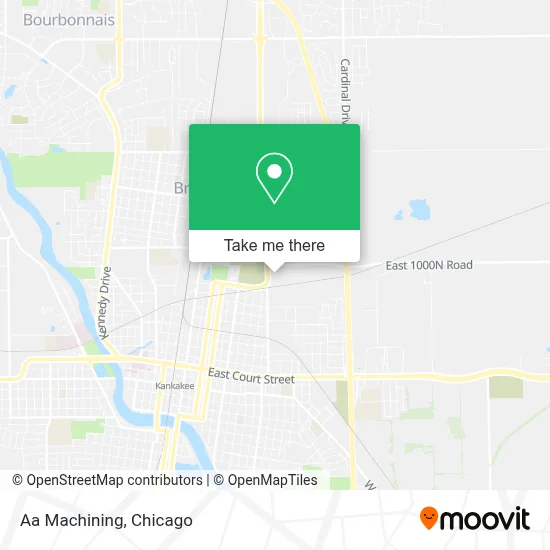 Aa Machining map
