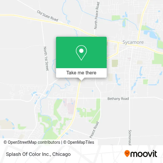 Splash Of Color Inc. map