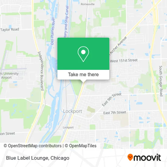 Blue Label Lounge map